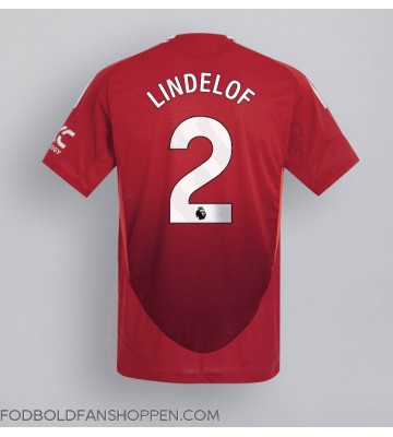 Manchester United Victor Lindelof #2 Hjemmebanetrøje 2024-25 Kortærmet